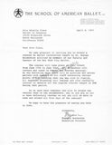 Ballet - Typed Letters Signed Lot
