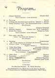 Bampton, Rose - Nemenoff, Genia - Luboshutz, Pierre - Signed Program Washington 1935