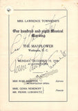 Bampton, Rose - Nemenoff, Genia - Luboshutz, Pierre - Signed Program Washington 1935