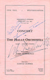 Barbirolli, John - Dawber, Harold - Turner, Laurance - Signed Program Wolverhapton, England 1945