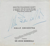 Barbirolli, John - Dermota, Anton - Signed Program Vienna 1947