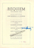 Barbirolli, John - Dermota, Anton - Signed Program Vienna 1947