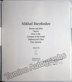 Baryshnikov, Mikhail - Signed Book Limited Edition - Romeo and Juliet, Vestris, Swan Lake, Creation of the World, Daphnis and Chloe, Don Quixote