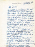 Bastianini, Ettore - Autograph Letter Signed Lot
