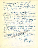 Bastianini, Ettore - Autograph Letter Signed Lot