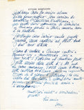 Bastianini, Ettore - Autograph Letter Signed Lot