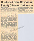 Bastianini, Ettore - Unsigned Photo Lot