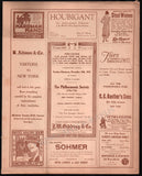 Bauer, Harold - 2 Concert Programs Carnegie Hall 1918