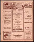 Bauer, Harold - 2 Concert Programs Carnegie Hall 1918