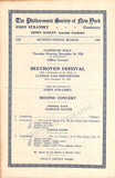 Bauer, Harold - Lot of 3 Concert Programs 1918-1920