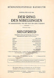 Bayreuth 1939 - Siegfried Program