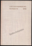 Bayreuth 1958 - Der Ring das Nibelungen Program Books