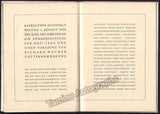 Bayreuth 1958 - Der Ring das Nibelungen Program Books