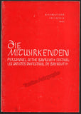 Bayreuth 1963-64-67 - Personnel of the Bayreuth Festival Guide
