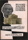 Bayreuth Festival 1957 - Festspielnachrichten des Bayreuther Tagblatt
