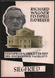 Bayreuth Festival 1957 - Festspielnachrichten des Bayreuther Tagblatt