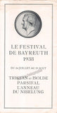 Bayreuth Festival Brochures - Bayreuther Bühnenfestspiele 1936-1939