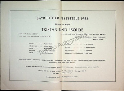 Tristan und Isolde 1953 (II)