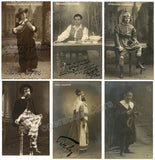 Belgian Singers - Group Lot of 10 Vintage Autographs