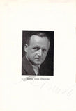 Benda, Hans von - Signed Program Berlin 1968