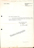 Benda, Hans von - Typed Letter Signed + Concert Program Berlin 1937