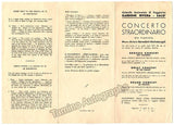 Benedetti Michelangeli, Arturo - Signed Program Photo