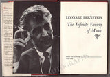 Bernstein, Leonard - Signed Book "The Infinite Variety of Music"