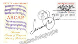 Bernstein, Leonard - Signed Photo + Signed FDC Envelope