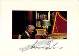 Bernstein, Leonard - Signed Photo + Signed FDC Envelope
