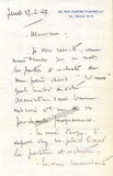 Beydts, Louis - Autograph Letter Signed 1927