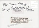 Biller, Georg Christoph - Signed photo