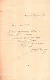 Bizet, Georges - Autograph Note Signed 1870