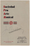 Bjorling, Jussi - Signed Program Havana 1948