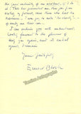 Bloch, Ernest - Autograph Letter Signed 1940