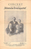 Bohemian String Quartet - 3 Concert Programs 1896-1899