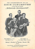 Bohemian String Quartet - 3 Concert Programs 1896-1899