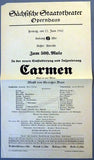Bohm, Karl - 2 Playbills Dresden Opera House WWII