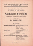 Bohm, Karl - Lot of 30+ Programs 1935-1963