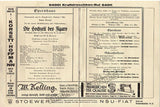 Bohm, Karl - Opera Cast Page Lot 1933-1939