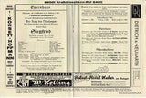 Bohm, Karl - Opera Cast Page Lot 1933-1939
