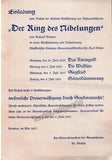 Bohm, Karl - Opera Cast Page Lot 1933-1939