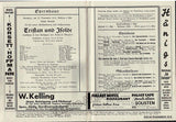 Bohm, Karl - Opera Cast Page Lot 1933-1939