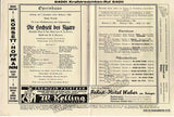 Bohm, Karl - Opera Cast Page Lot 1933-1939