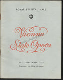 Bohm, Karl - Vienna State Opera on Tour Program 1964