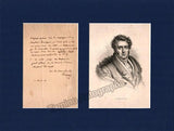 Boieldieu, François-Adrien - Autograph Letter Signed