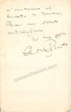 Boito, Arrigo - Autograph Letter Signed