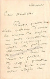 Boito, Arrigo - Autograph Letter Signed