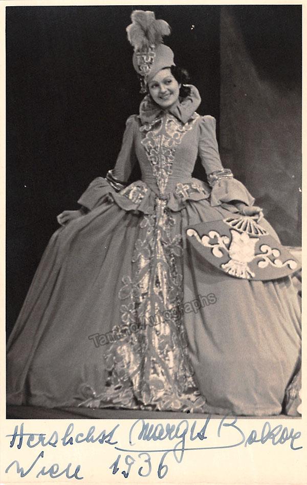 BOKOR, Margit Signed Photo Authentic Guaranteed Tamino