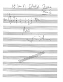 Bolcom, William - Autograph Music Quote Signed