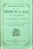 Booklet "Historical News and Description of La Scala Theater" 1856